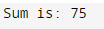 sum