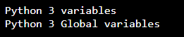 Python 3 Global Variable 6