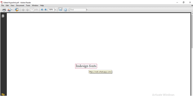 InDesign Hyperlink 8