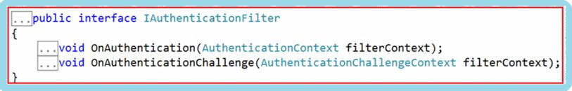 Authentication Filter 