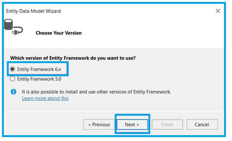 Entity Framework C# 7