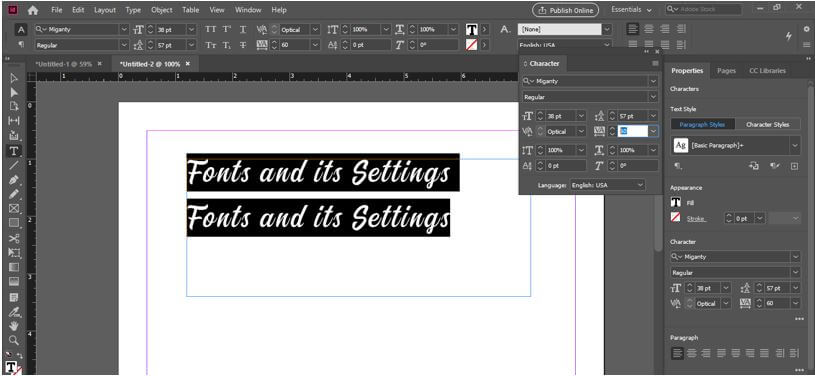 New Add InDesign Fonts 3