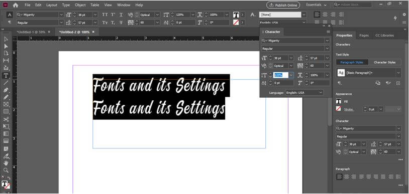 New Add InDesign Fonts 4
