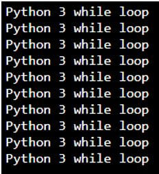 Python 3 While Loop 4