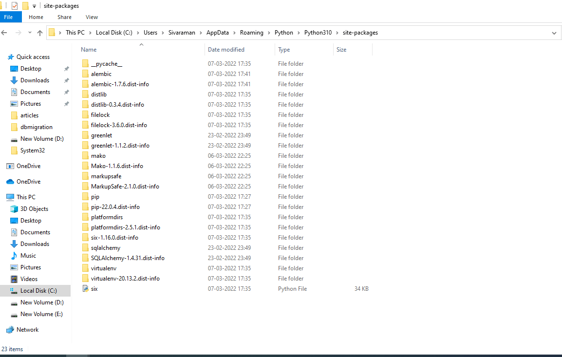 SQLAlchemy Migrations Example 1