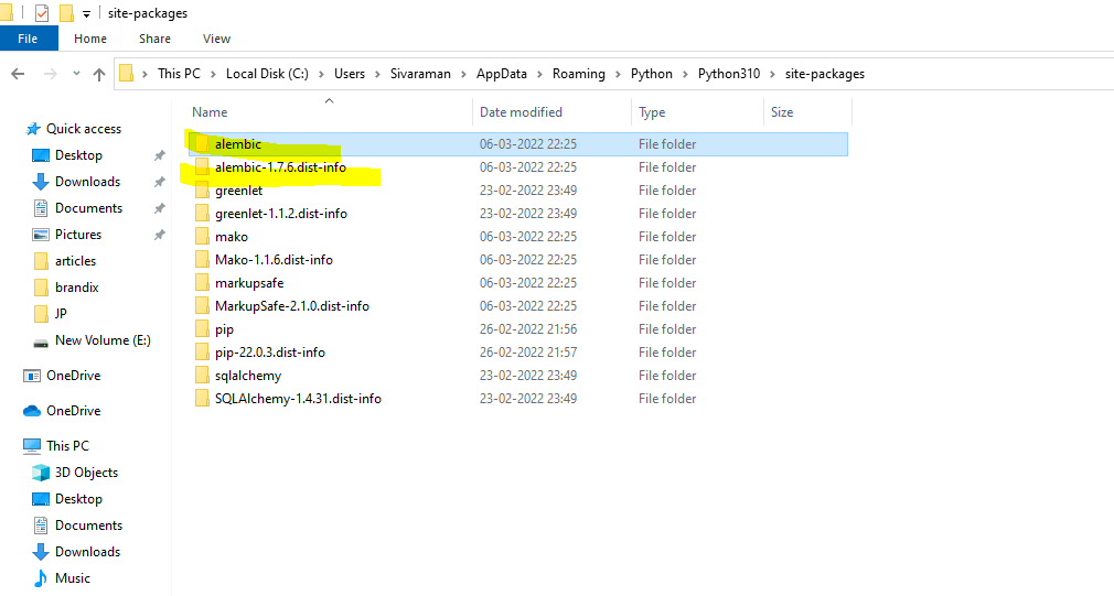 SQLAlchemy migrations Database 2