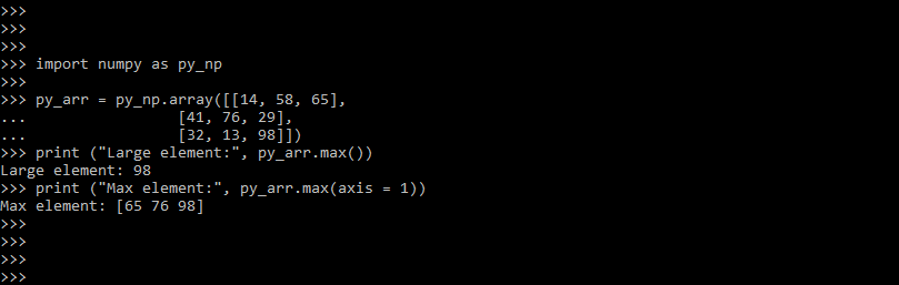 Unary Operators Python 3 NumPy