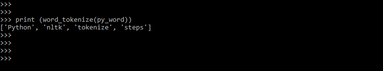 word tokenize function 3