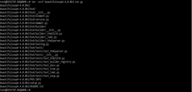 BeautifulSoup Install 111