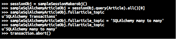 SQLAlchemy Transaction 11111