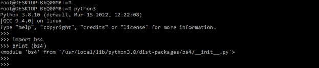 BeautifulSoup Install 33