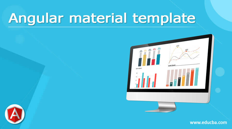 Angular material template