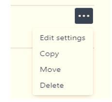 we will get a dropdown menu