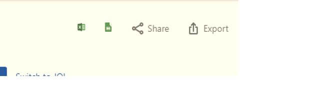 share option is present at the top right