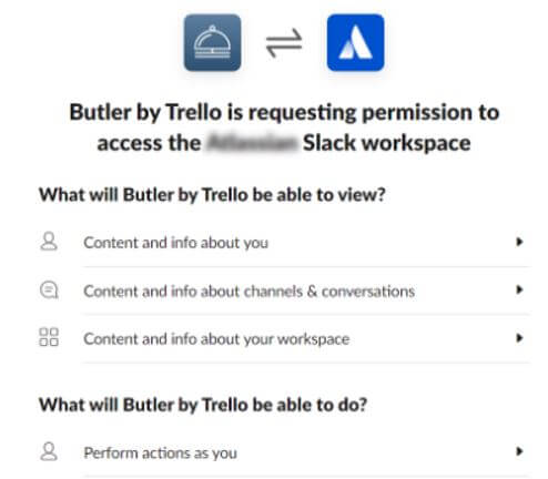 connect the Slack workplace