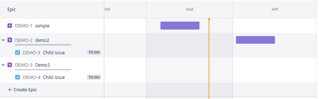Jira for project management epic