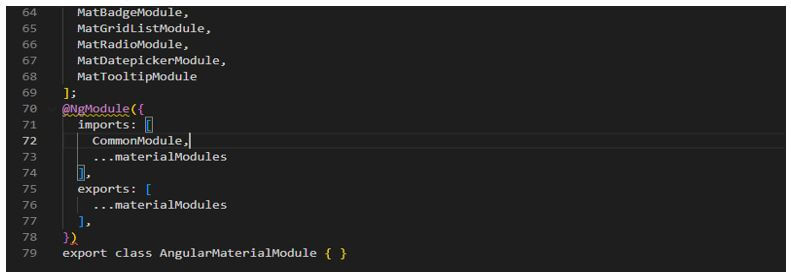 Angular Material Autocomplete - create the custom angular material file