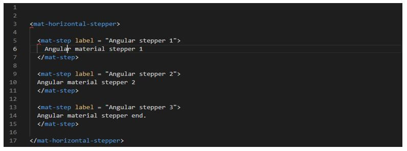 Angular Material Stepper 2
