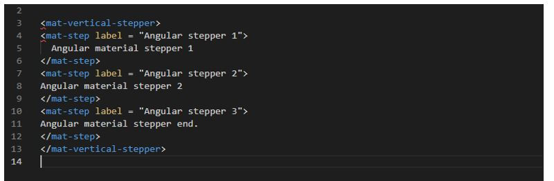 Angular Material Stepper 3