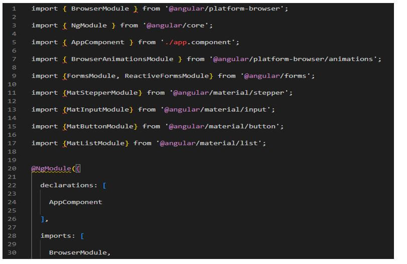 Angular Material Stepper 4