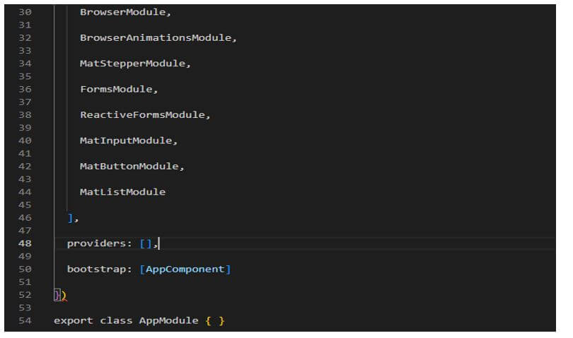 Angular Material Stepper 5