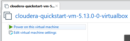 Cloudera Quickstart VM 17