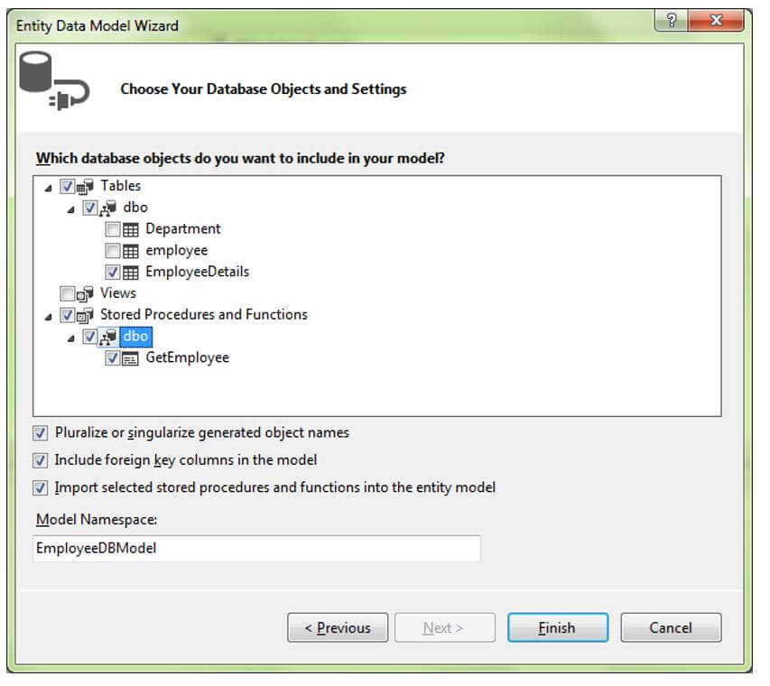 Entity Framework Stored Procedure 5