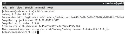 will be configured in the cloudera machine