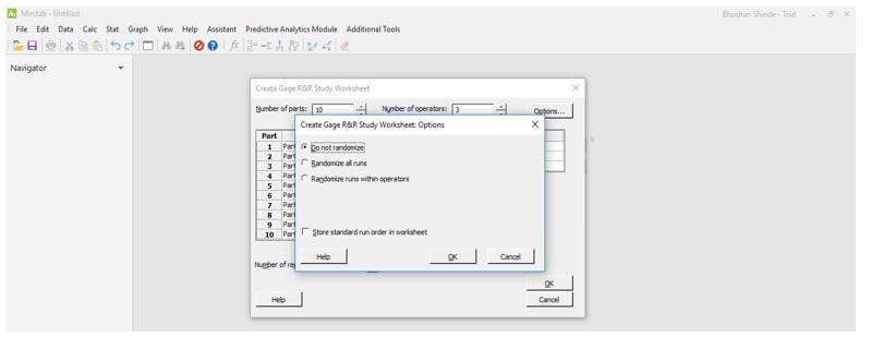 Minitab MSA 13