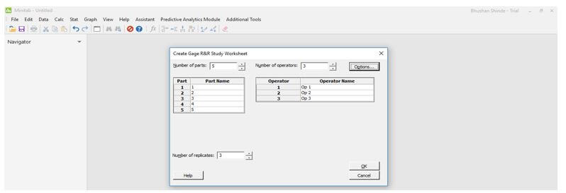 Minitab MSA 14