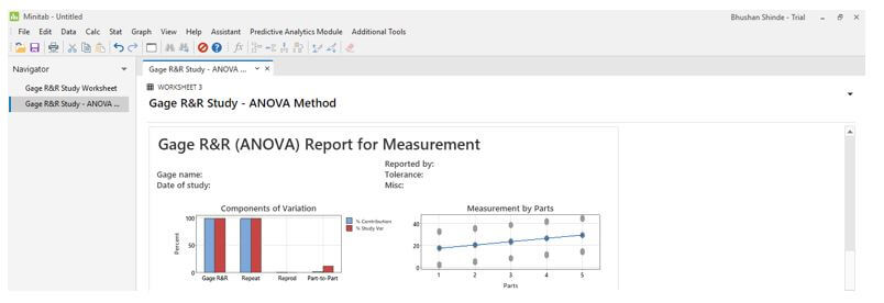 Minitab MSA 20