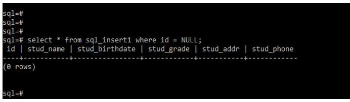 SQL Null Values 1