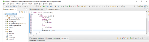 JUnit Assert ar