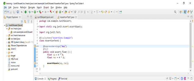 JUnit 5 Assert - how we can assert the two equal float values