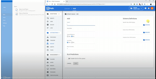 Adding Items to Queues
