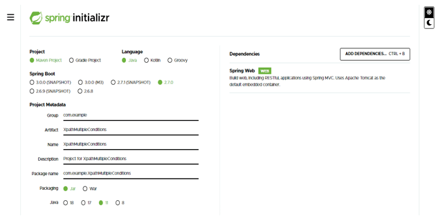 XPath Multiple Conditions 1-1