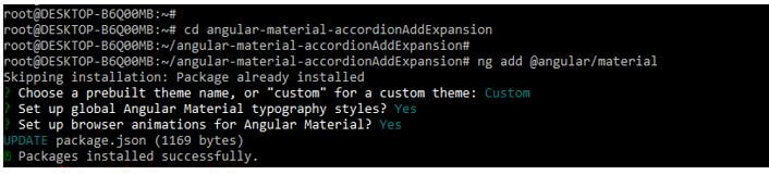 workspace for our application