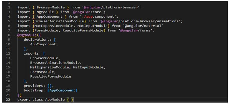 Angular Material Accordion 13