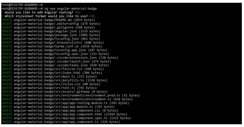 first we creating new project