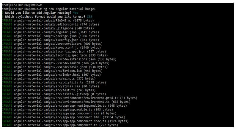 new project name angular-material-badge1