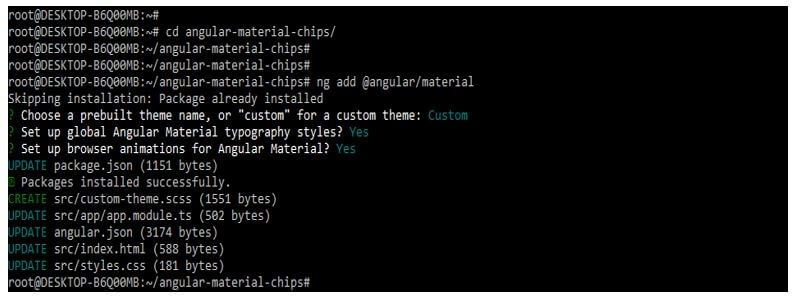 we are adding the library into our project