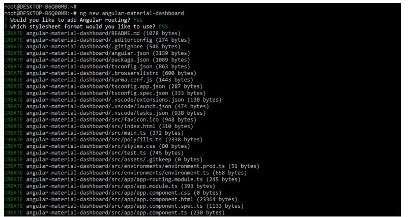 we are creating the workspace