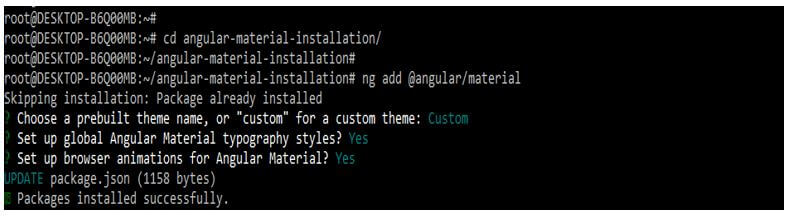 we are adding the same in our project