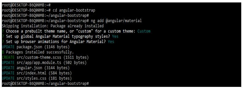 we are adding the library into our project
