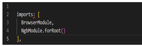 we are importing the ng module
