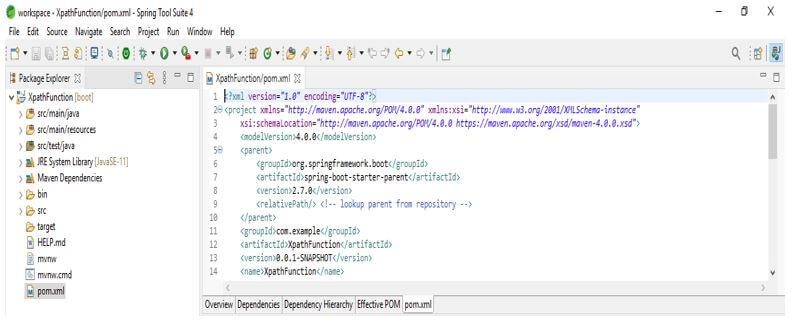 structure of the XPath Function project
