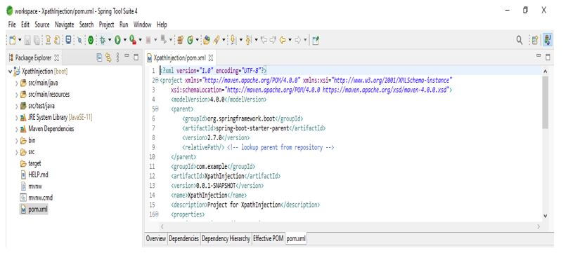 we are checking the structure
