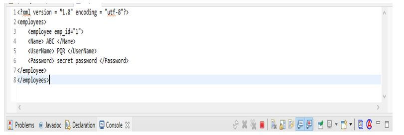 creating the xml file for XPath Injection