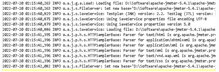 want to see the log then we need to restart