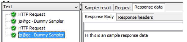 can check response data